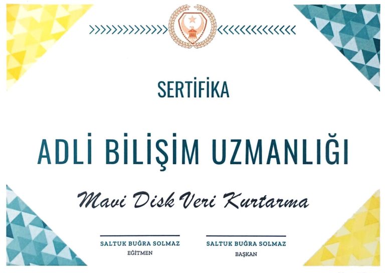 Mavidisk Sertifika 3