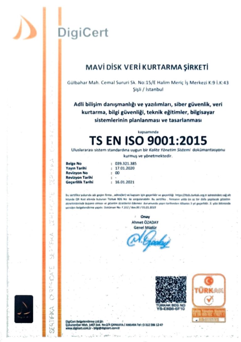 Mavidisk Sertifika 4